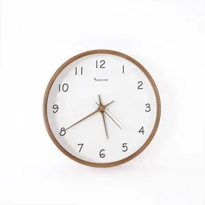 10" Wooden Modern Wall Art Clock