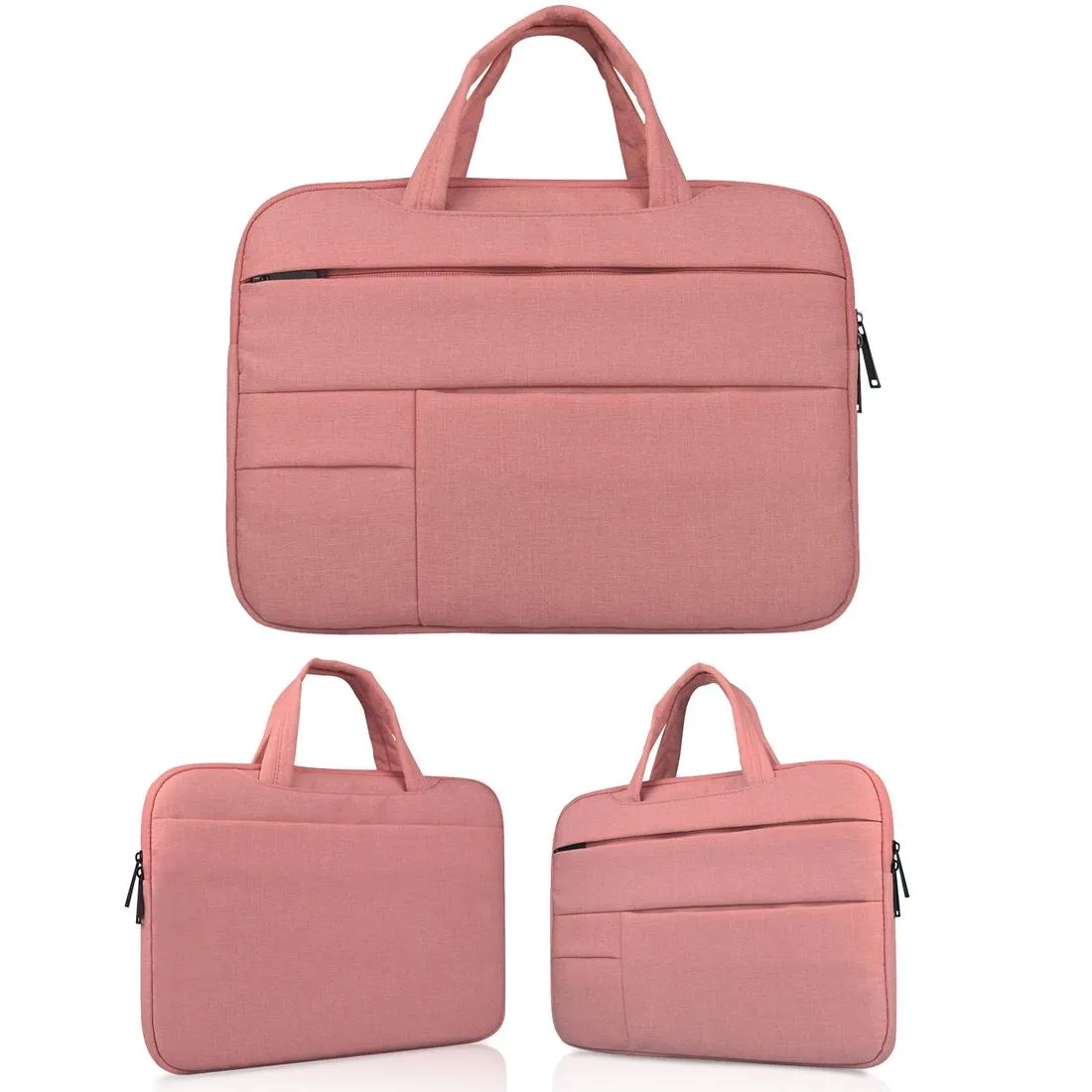 13.3 Inch Laptop Tablet Bag With Multiple Pockets And Soft Oxford Cloth Handle