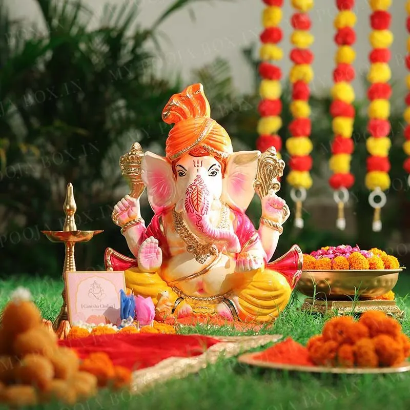 1.5FEET Rudveda Eco-Friendly Ganpati | Plant-A-Ganesha
