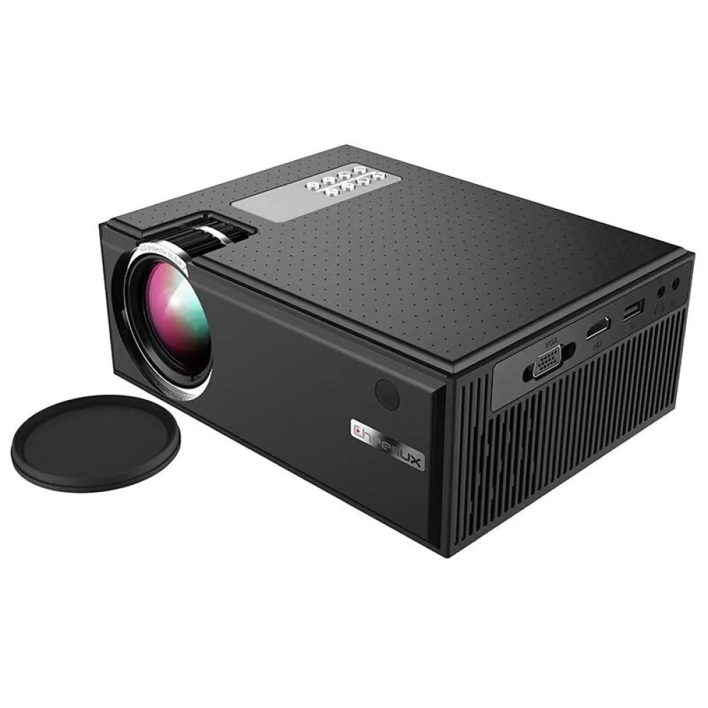1800 Lumens HD WiFi Smart Projector | HDMI / USB / VGA / AV | Black