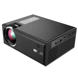1800 Lumens HD WiFi Smart Projector | HDMI / USB / VGA / AV | Black