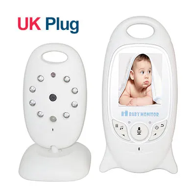 2 inch Color Video Wireless Baby Monitor With Camera Baba Electronic Security 2 Talk Nigh Vision IR LED Temperature Monitoring