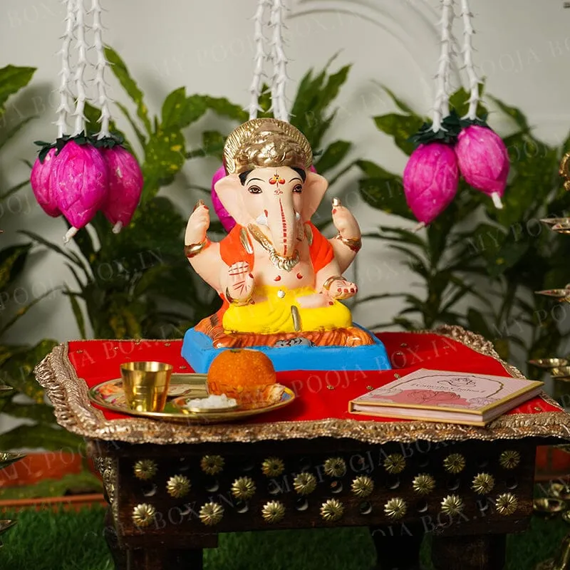 7INCH Eco-Friendly Vighnaraja Ganesh | Plant-A-Ganesha