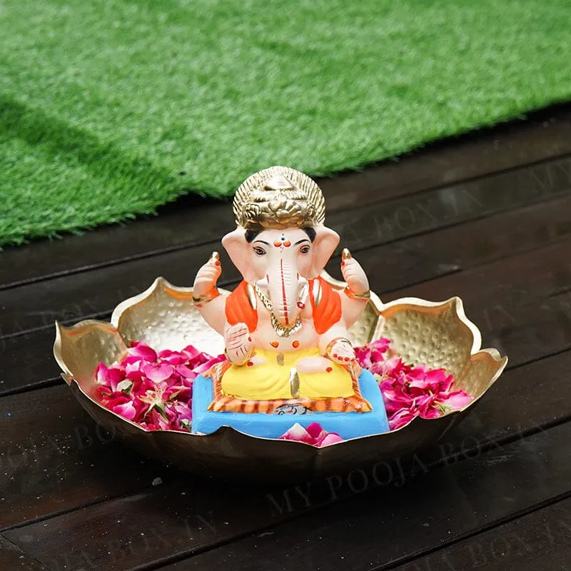 7INCH Eco-Friendly Vighnaraja Ganesh | Plant-A-Ganesha