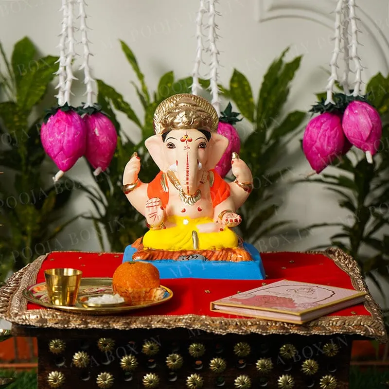 7INCH Eco-Friendly Vighnaraja Ganesh | Plant-A-Ganesha