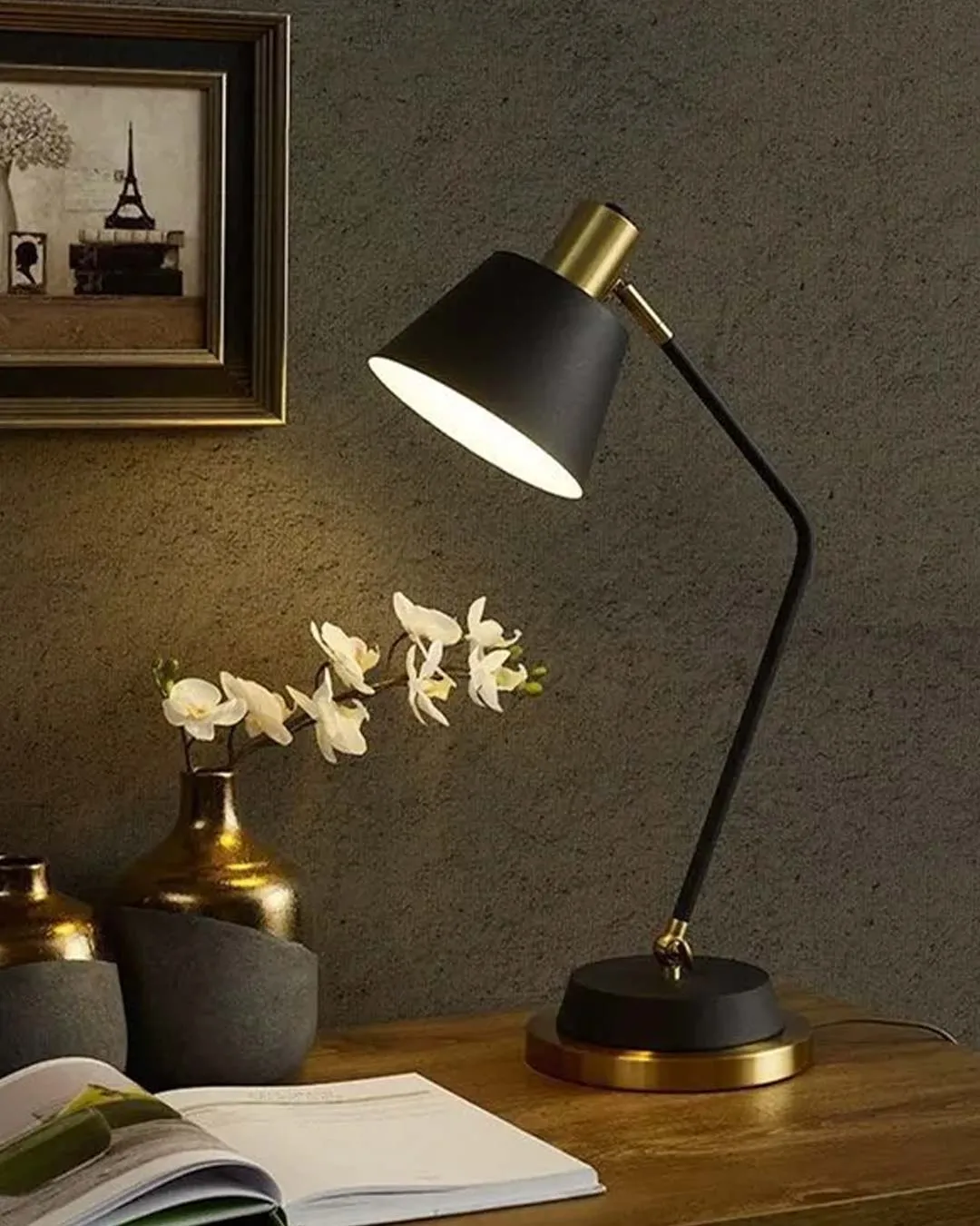 Adjustable Shade LED Table Lamp
