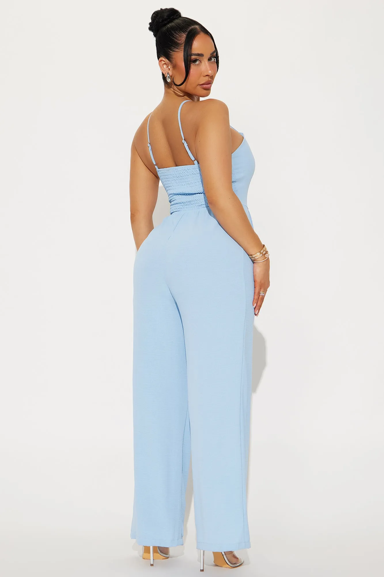 Angie Airflow Jumpsuit - Light Blue
