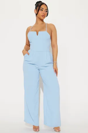 Angie Airflow Jumpsuit - Light Blue