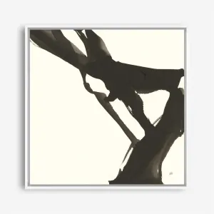 Black Gesture I (Square) Canvas Print
