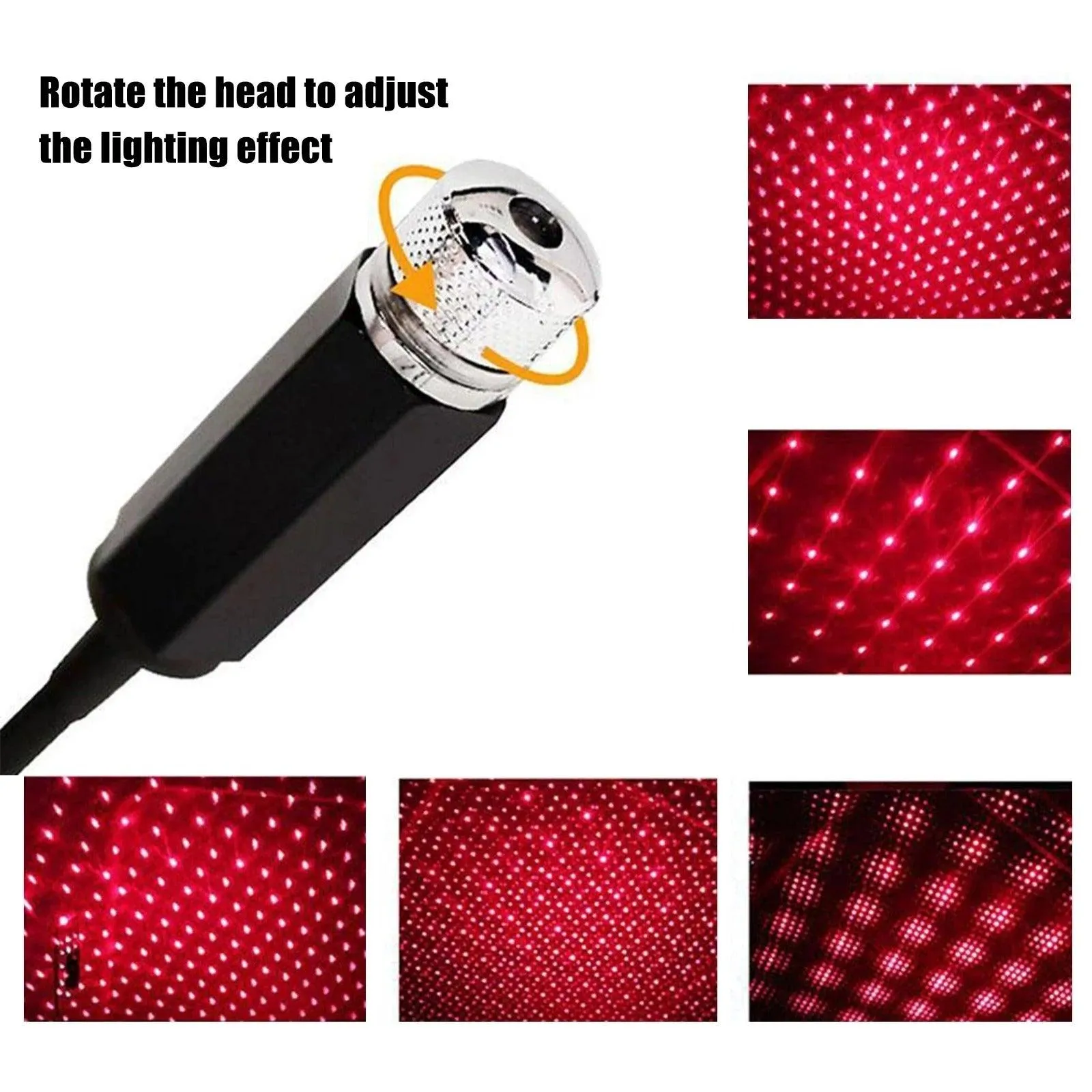 Car Romantic Atmosphere Light (Red)