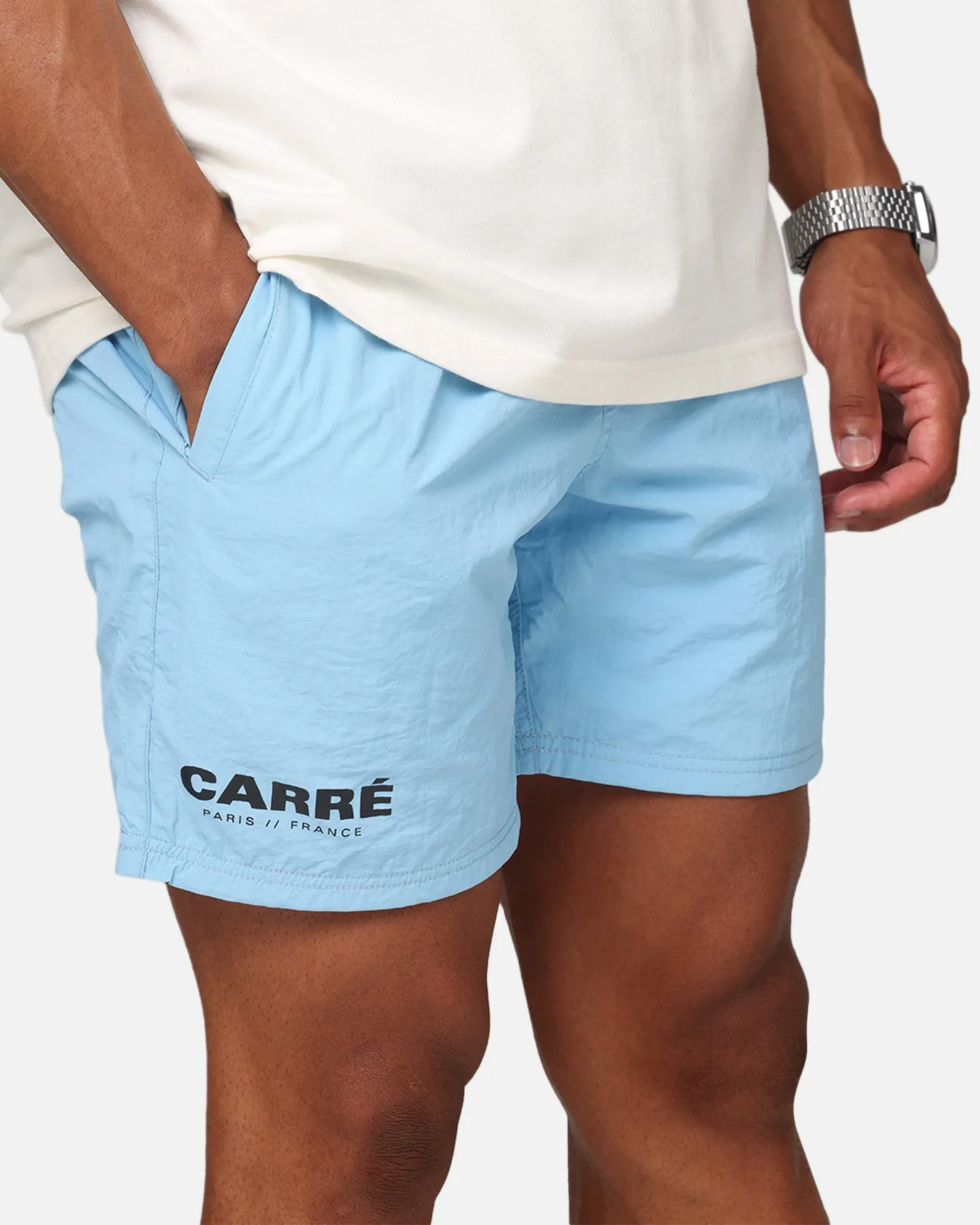 Carre Motion Beach Shorts Light Blue