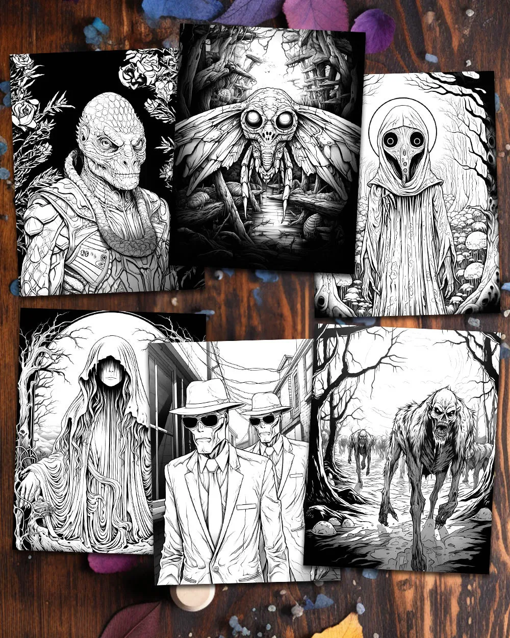 Cryptid Chronicles: An Enigmatic Coloring Book for Modern Conspiracy Theorists
