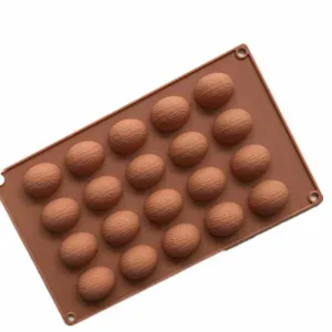 Cute Walnut Shaped Eco-Friendly Silicone Chocolate Mold