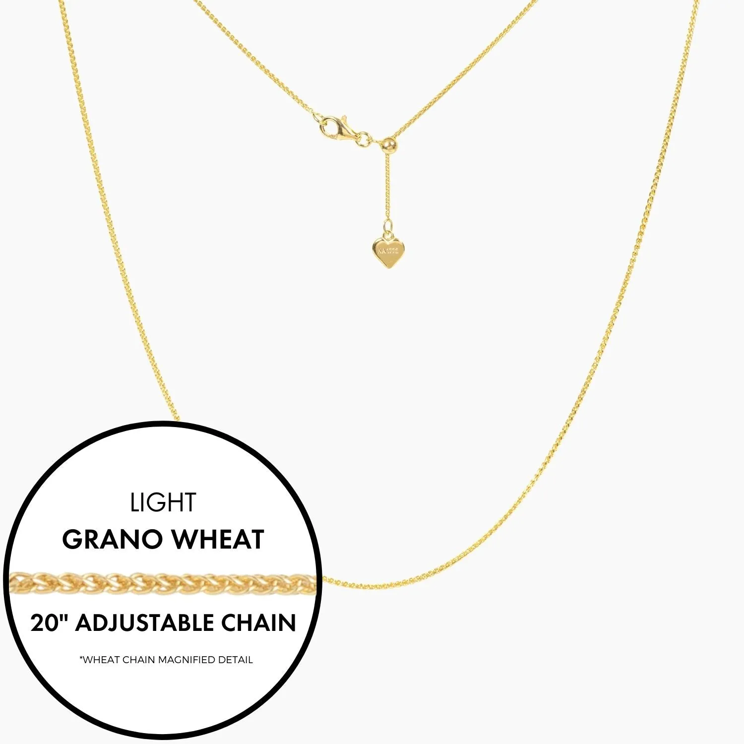 Italian Light Grano Wheat Adjustable Chain