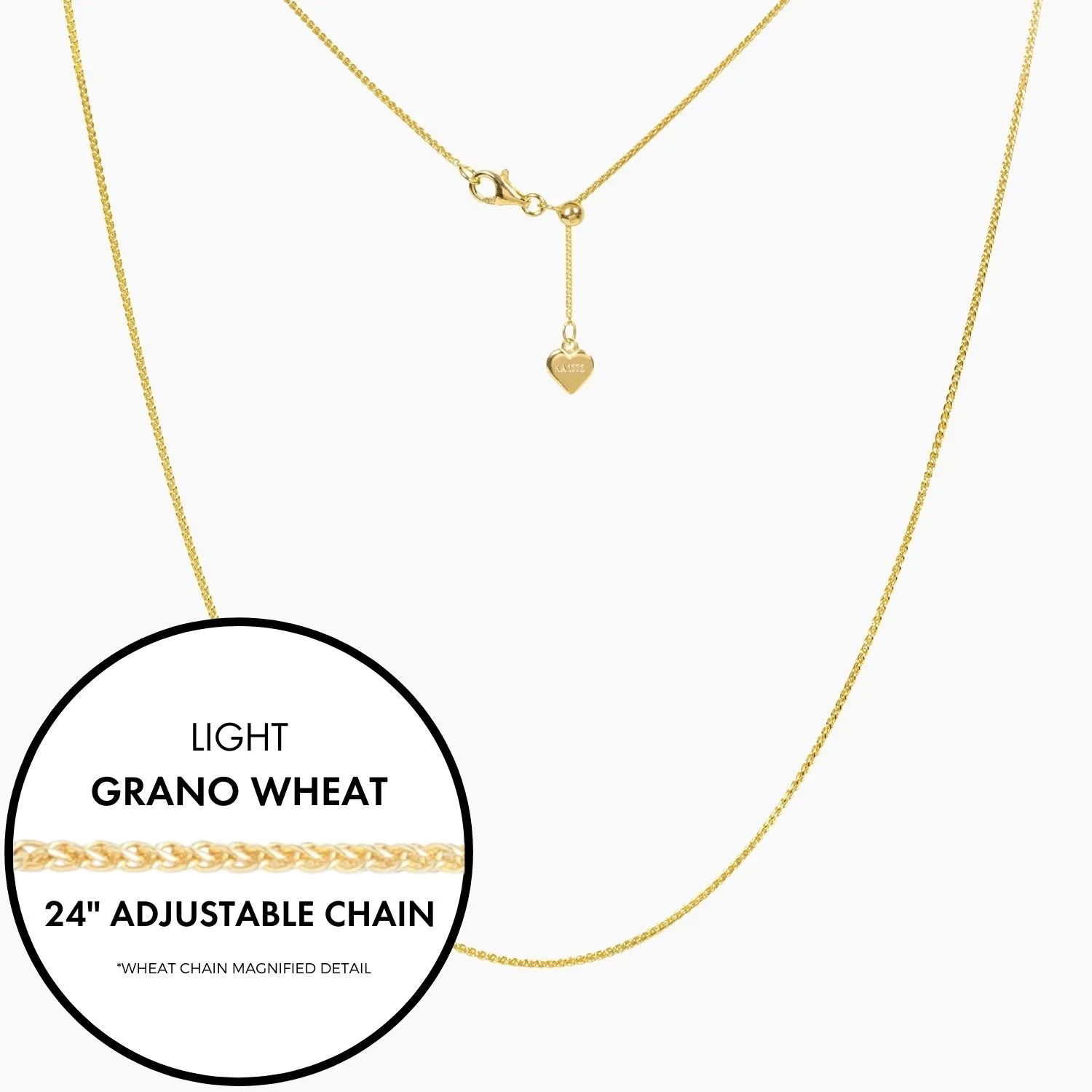 Italian Light Grano Wheat Adjustable Chain