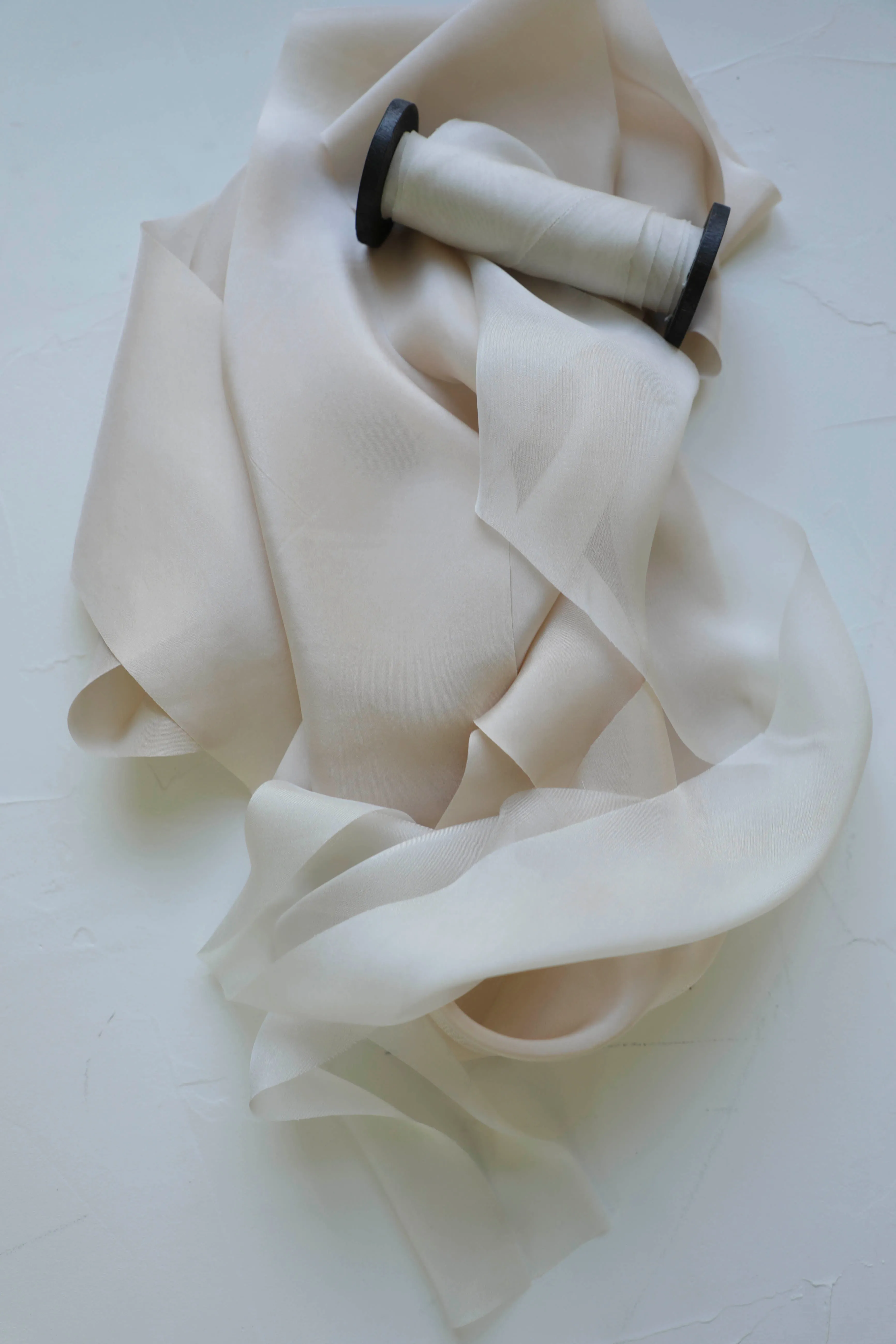 Light Blush Silk Ribbon