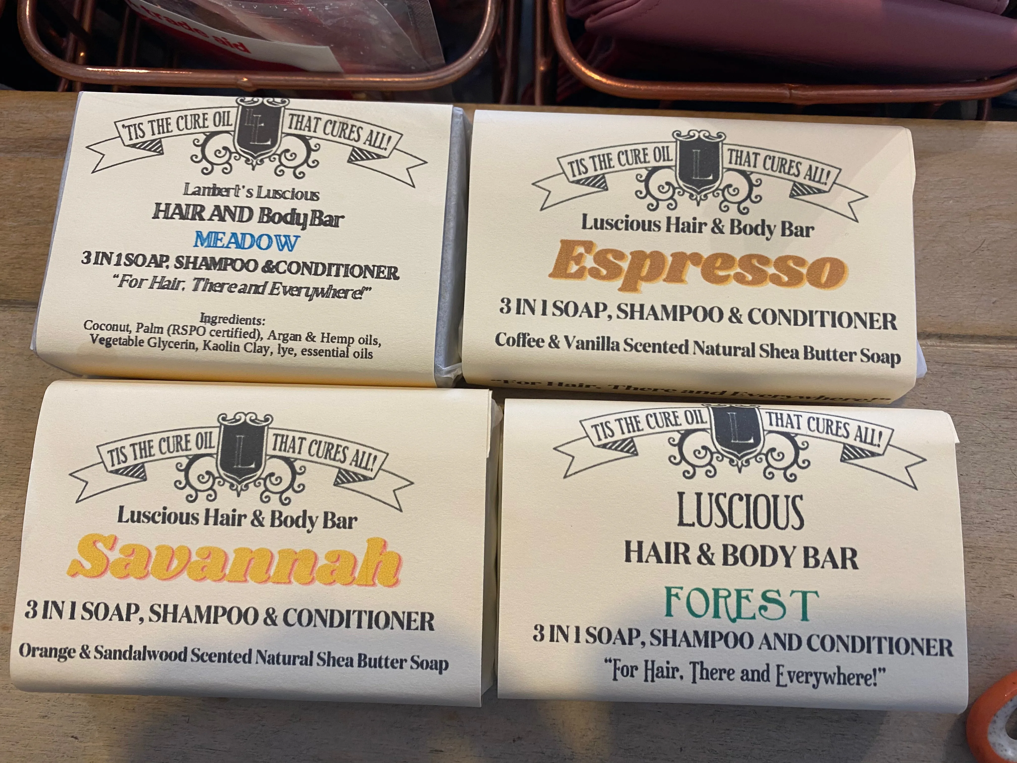 Luscious Hair and Body Soap Bar