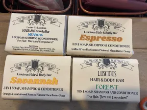 Luscious Hair and Body Soap Bar