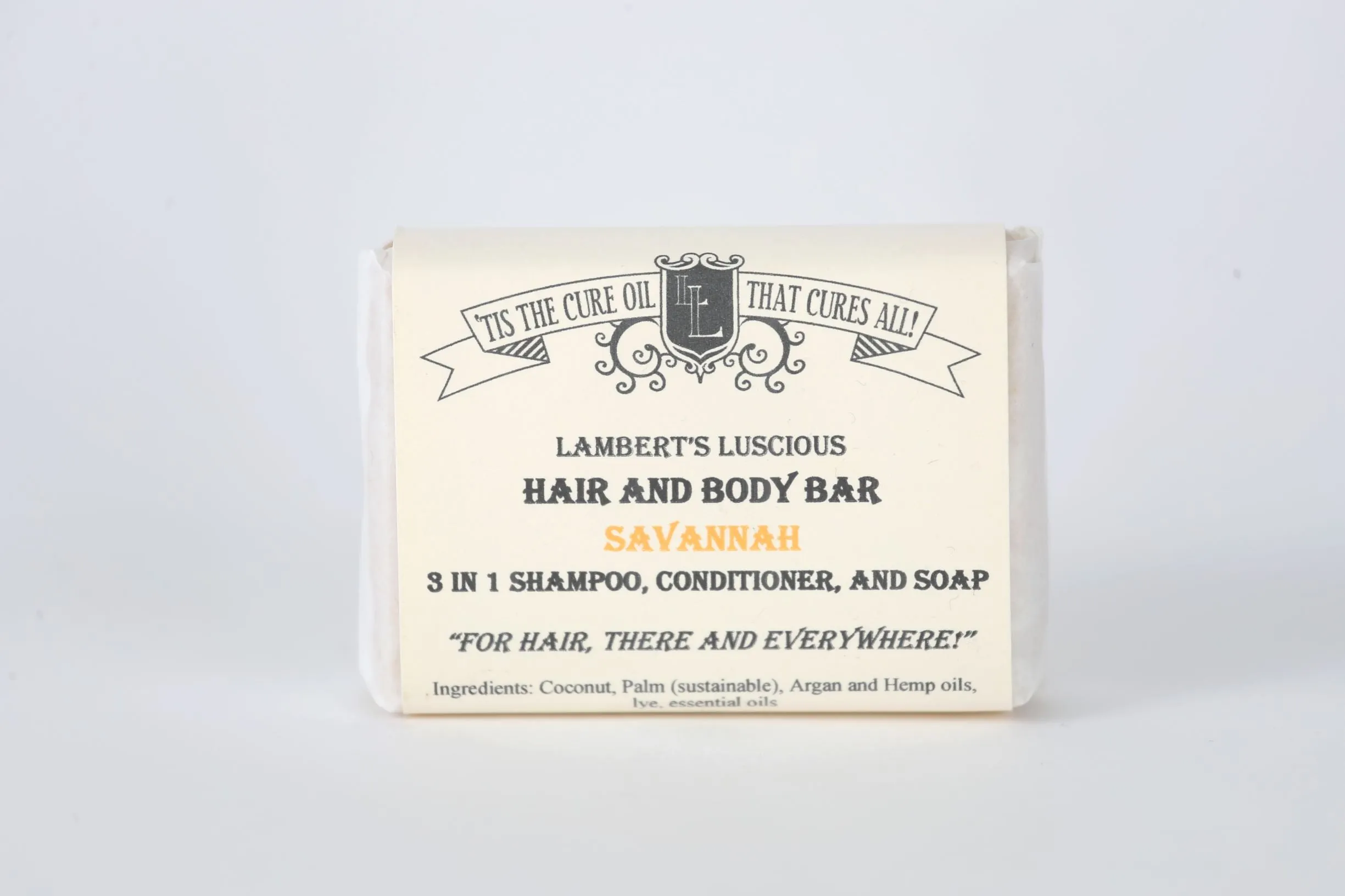 Luscious Hair and Body Soap Bar