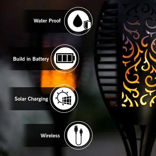 Mashaal 96 Led Solar Garden Lights