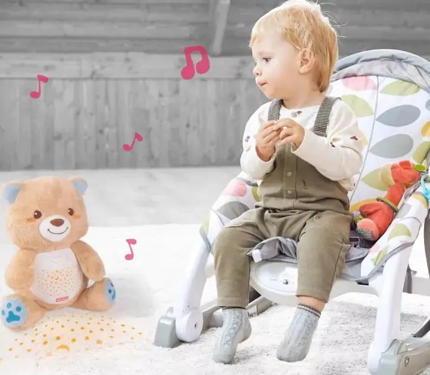 Multi Effects Musical Starry Light Projection Bear