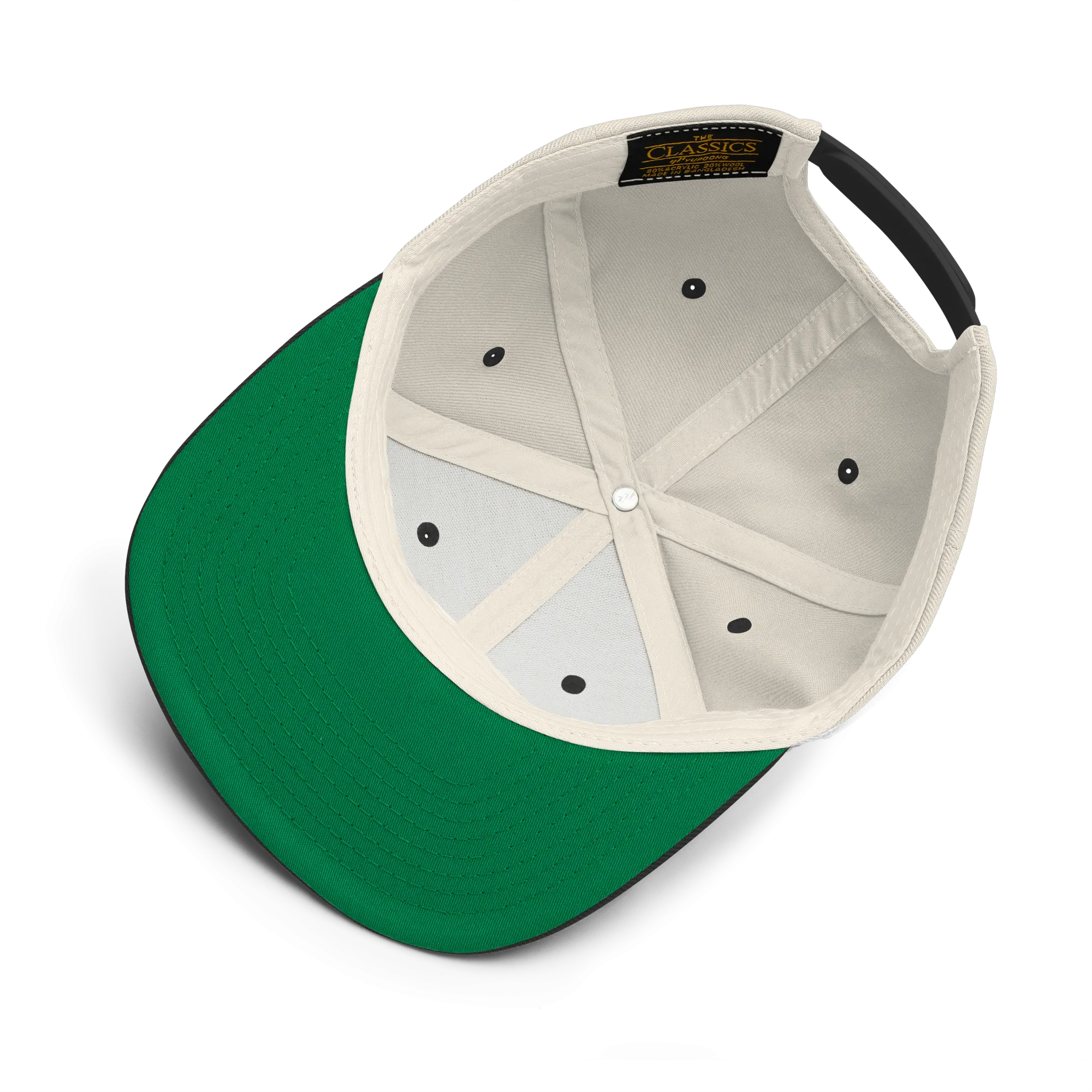 Natural Light Vintage Logo Beige Snapback Hat
