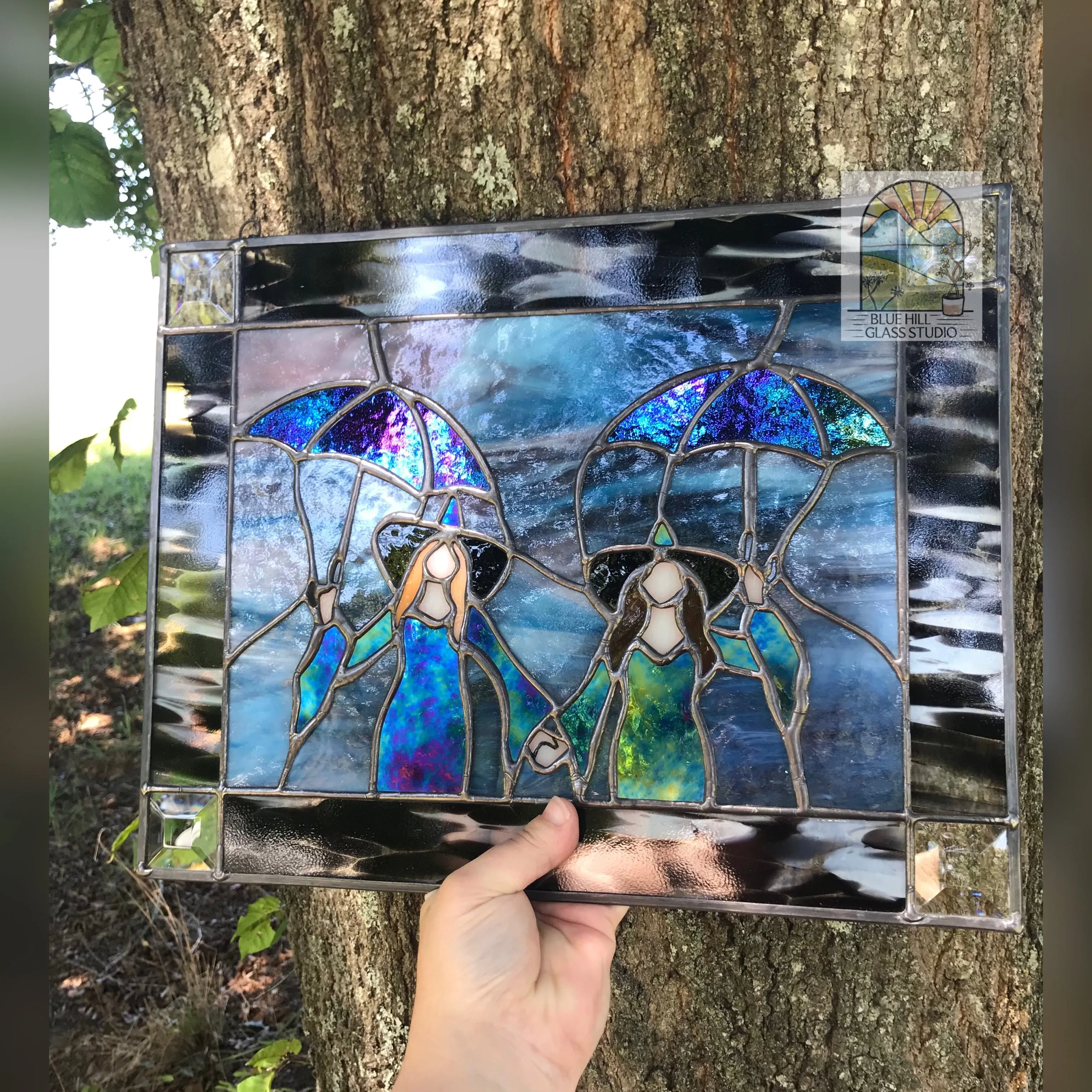 Practical Magic Stained Glass Panel