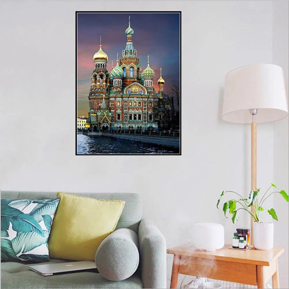 Quiet Castle - Full Round Diamond - 30x40cm