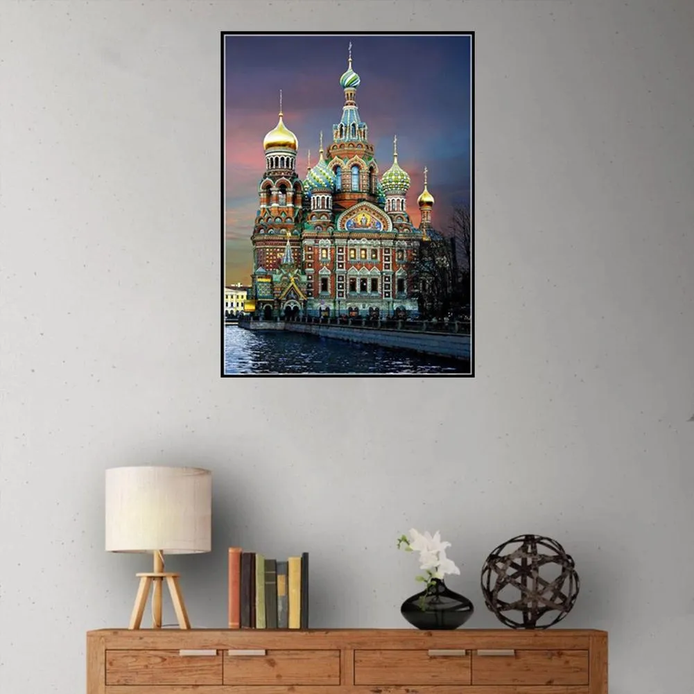 Quiet Castle - Full Round Diamond - 30x40cm