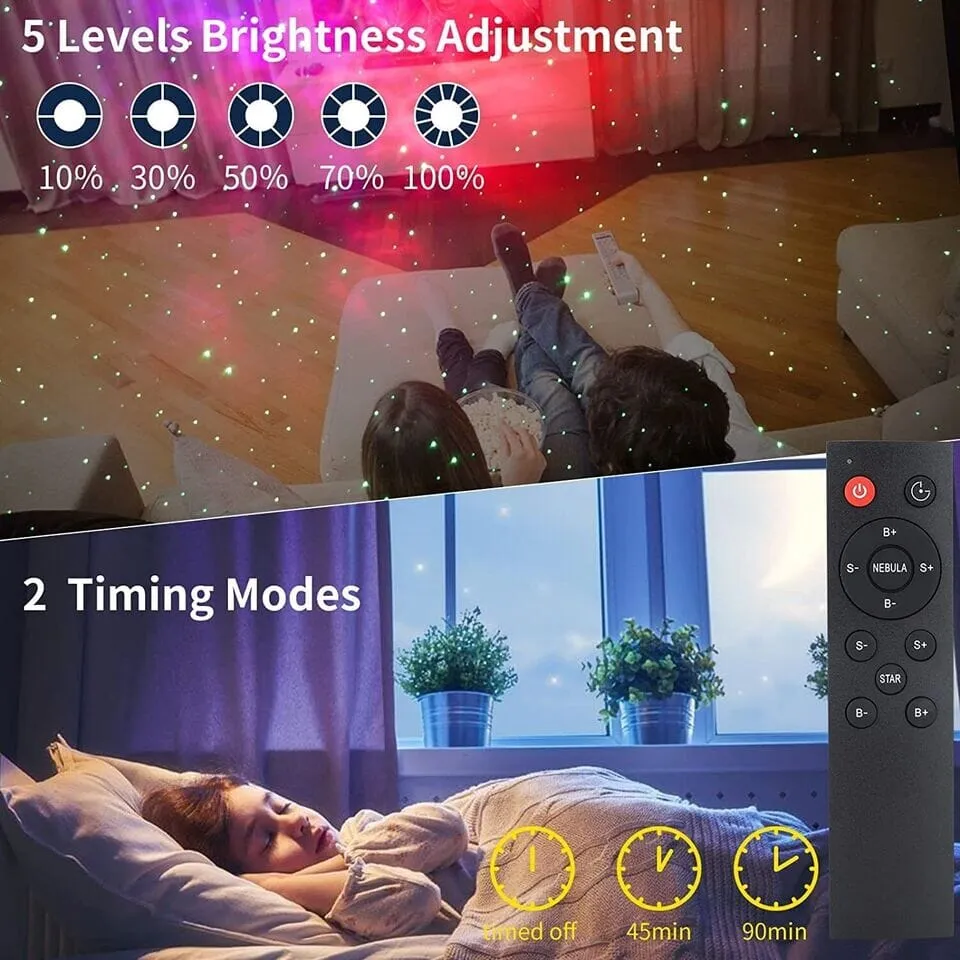 SMAXPro™ Astronaut Galaxy Projector: LED Starry Sky/Ocean Night Light w/ Remote
