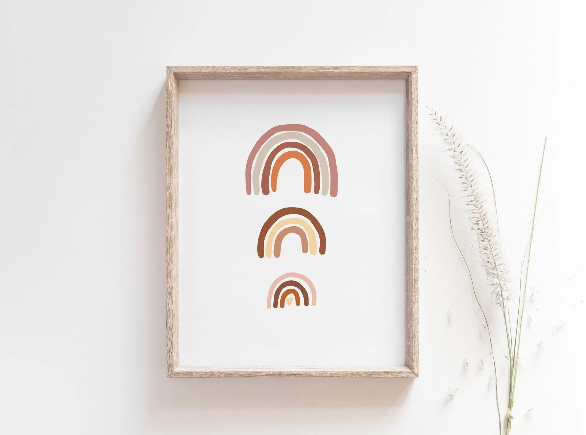 Three Rainbow Nursery Wall Art