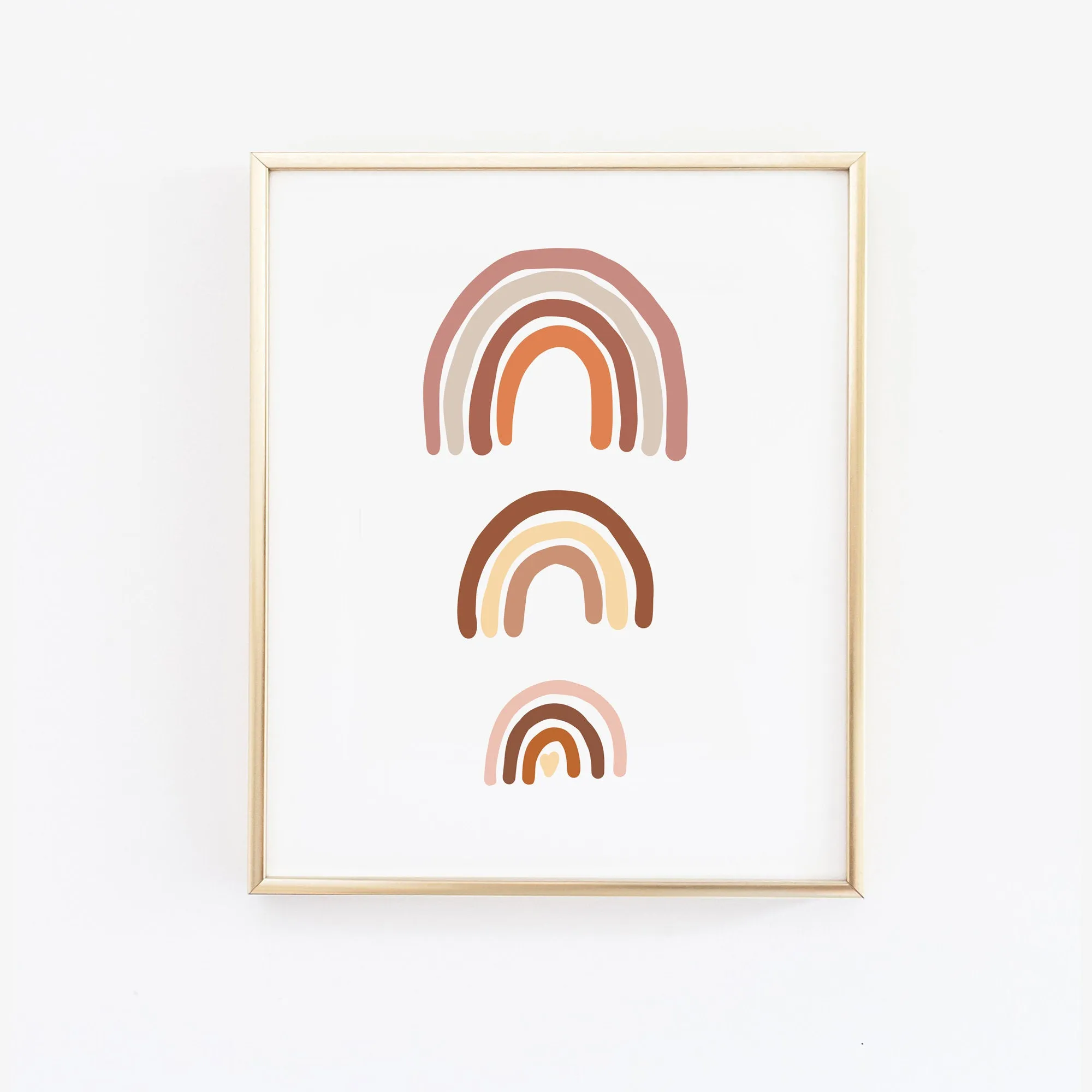 Three Rainbow Nursery Wall Art