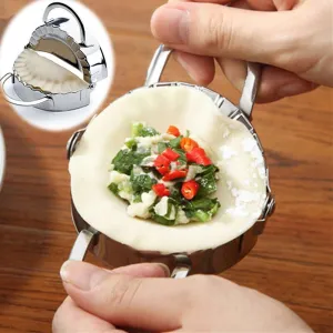 Useful Handy Eco-Friendly Stainless Steel Dumpling Maker Set