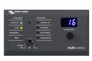 VICTRON DIGITAL MULTI CONTROL 200/200A GX (RIGHT ANGLE RJ45)